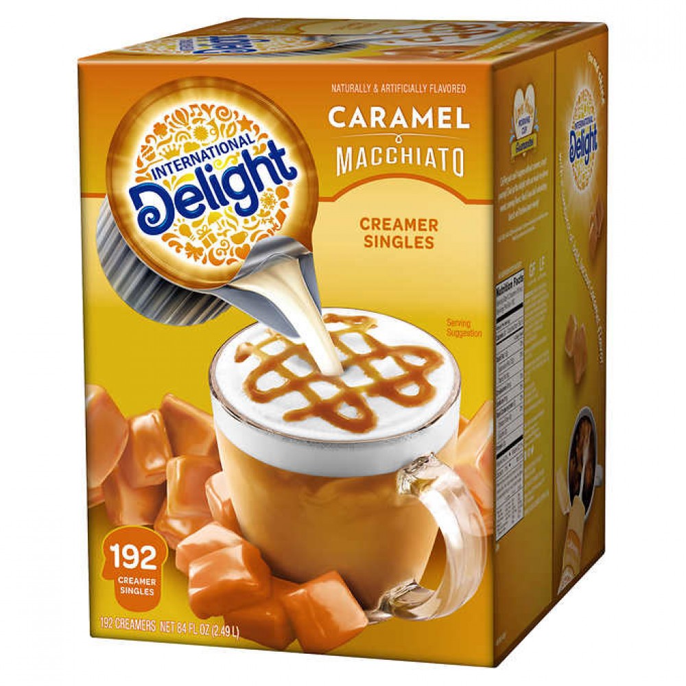 International Delight Liquid NonDairy Creamer, Caramel Macchiato, 192